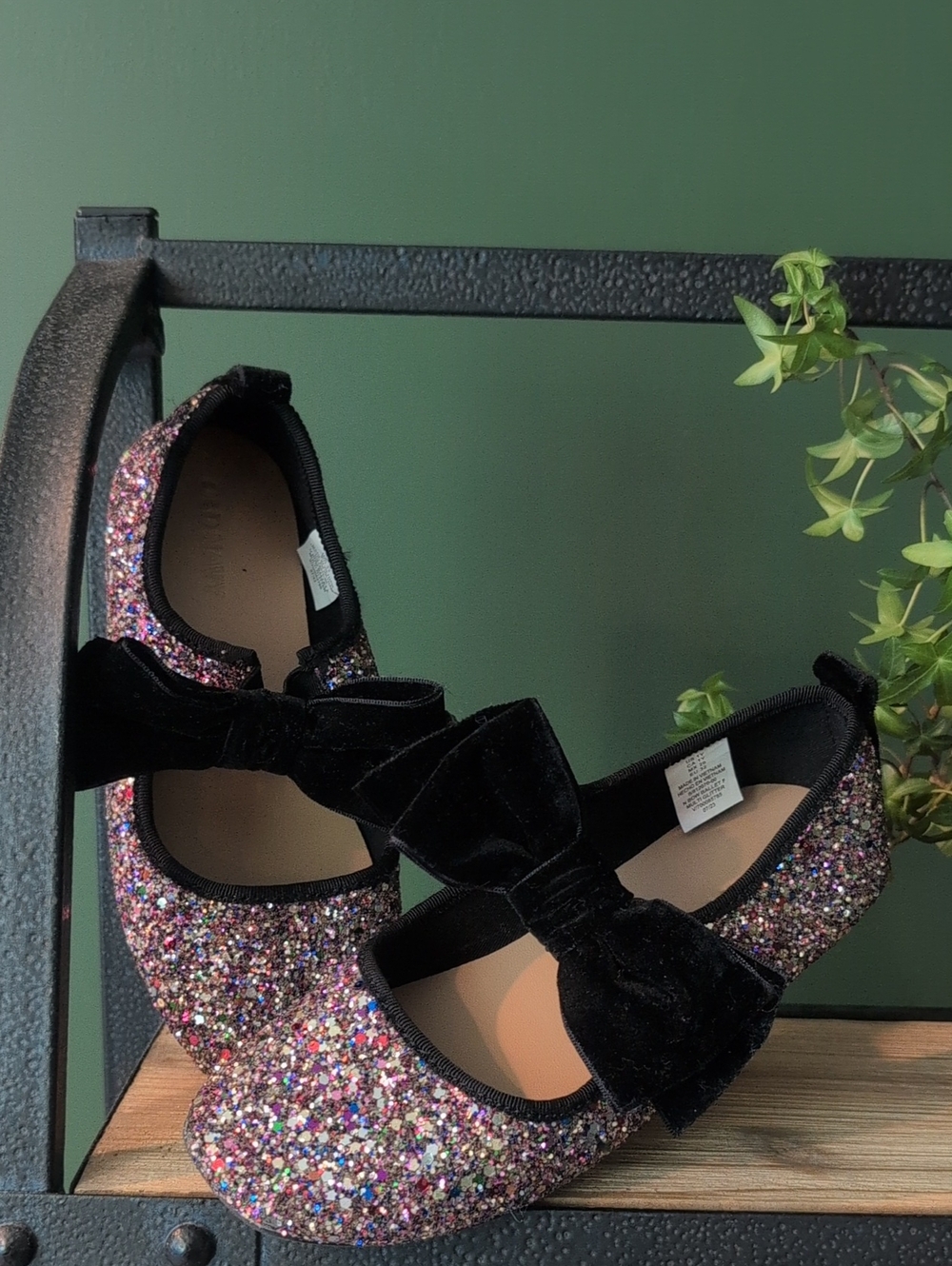 Glitter Ballet Flats